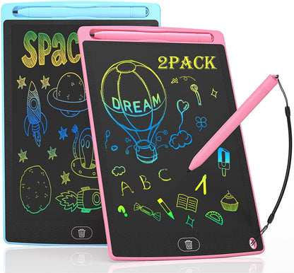 Rainbow Colour LCD Writing Tablet Screen and Stylus Pen for Kids & Adults