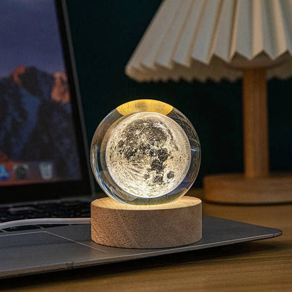 Crystal Ball Small Night Lamp Projection Ambience Light Creative Gift