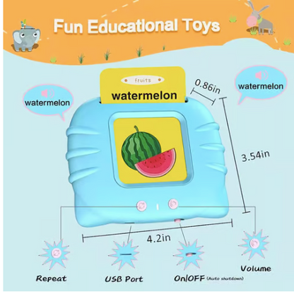 Talking Flash Cards Educational Toys