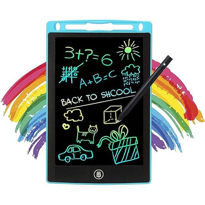 1118 LCD Writing Tablet 8.5Inch E-Note Pad Best Birthday Gift for Girls Boys, Multicolor ( SET OF 2 )