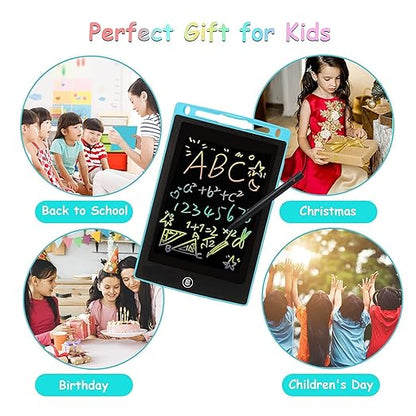 1118 LCD Writing Tablet 8.5Inch E-Note Pad Best Birthday Gift for Girls Boys, Multicolor ( SET OF 2 )