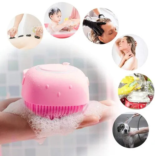 🧼🧼Bathroom 🐶Horse Dog Cat🐱 Bath Brush Massage Gloves Soft Safety Silicone Comb Pet Accessories❤️